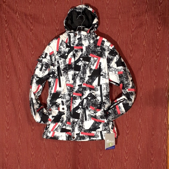 RIVIYELE Snow Ski Jacket Winter Outdoor Sport Windproof Rain Sz Small NWT - Picture 1 of 14